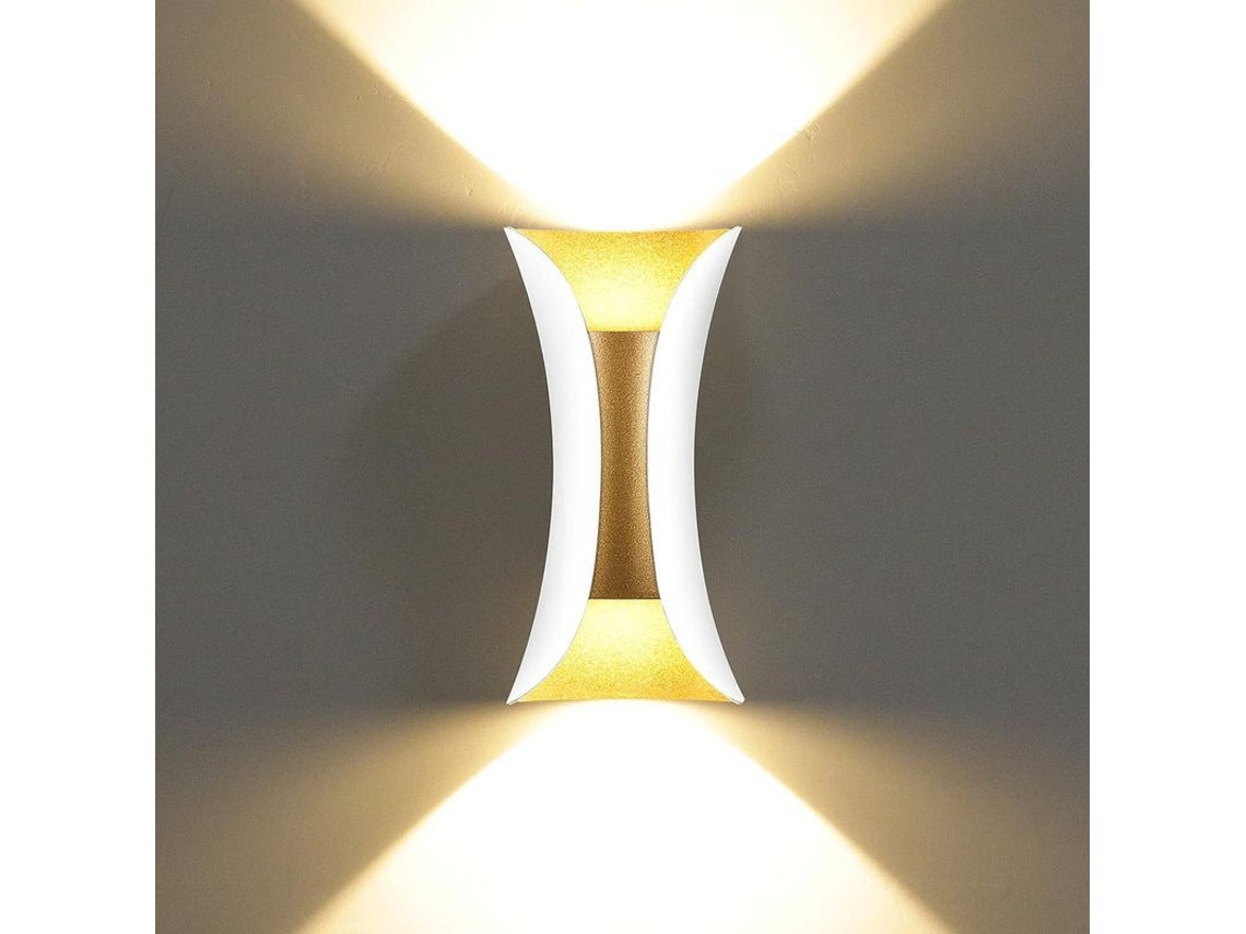 Lámpara De Pared Led Moderna De 10 W, Ip65, Delgada, De Aluminio, Para Interiores Y Exteriores, Dormitorio Y Sala De Estar.