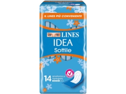 Juego de 14 toallas absorbentes anatómicas plegables delgadas Idea de Lines Lines