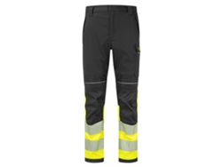 Pantalón De Trabajo Ignífugo Alta Visibilidad Clase 1 Modaflame Amarillo/negro / 30