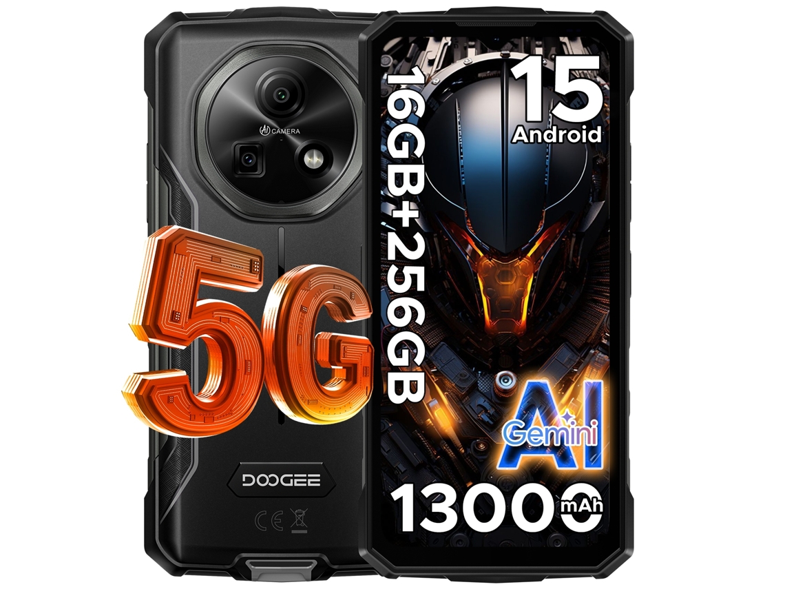 Smartphone DOOGEE Fire 7 5G 16+256GB Android 15 6.6'' 13000mAh 64MP/OTG/NFC