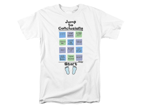 Camiseta ROCKINSTONE Jump To Conclusions Office Space (XXL)