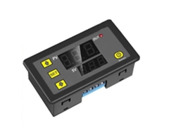 Módulo De Relé Temporizador Digital De 12 V Cc Con Voltímetro, 20 A, Control Cíclico, Precisión, Aplicación Multifuncional.