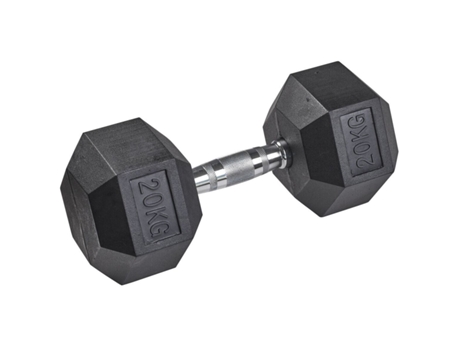Mancuerna de goma hexagonal TANGA SPORTS