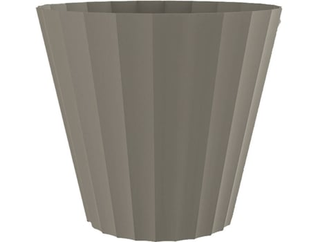Jarrón PLASTIKEN Dorico Ø32X29Cm Color Taupe