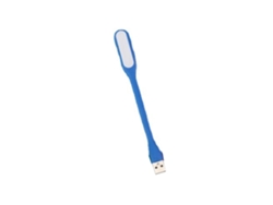 Lámpara De Lectura Led Usb Portátil De 5 V, Mini Luz Nocturna Ajustable Para Portátil Y Batería Externa, Azul Oscuro.