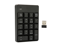 Teclado Numérico Inalámbrico De 2,4 Ghz Con 18 Teclas, Usb, Plug And Play, Sk 51ag Negro Para Oficina En Casa