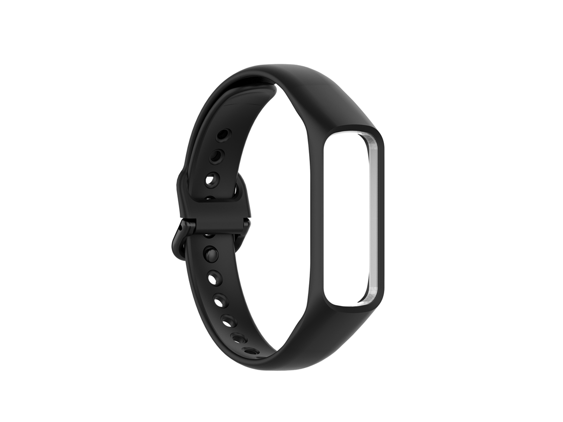 Correa de silicona para Samsung Galaxy Fit 2 (negra)