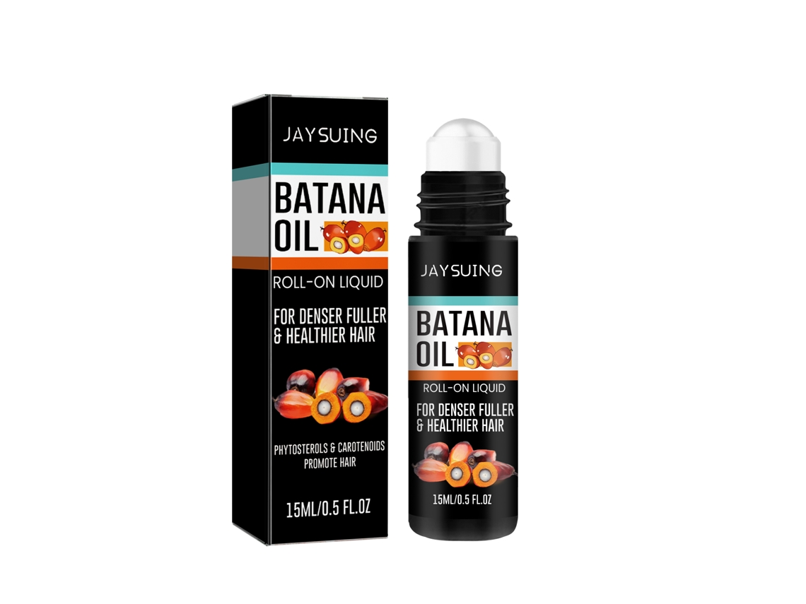 El rodillo para el crecimiento del cabello Jaysuing Batana nutre las raíces, repara la sequedad, fortalece y previene la caída del cabello.