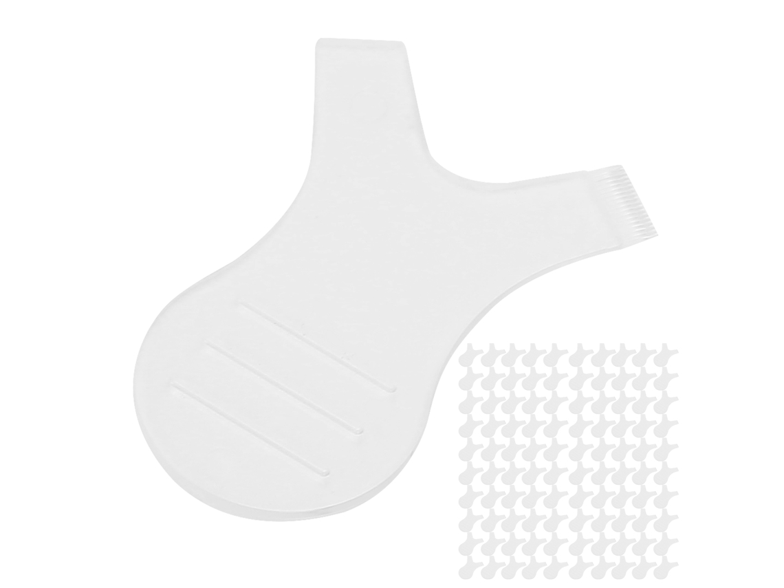 50 Cepillos En Forma De Y Para Extensiones De Pestañas, Injertos, Permanentes Y Máscara De Pestañas Transparente.