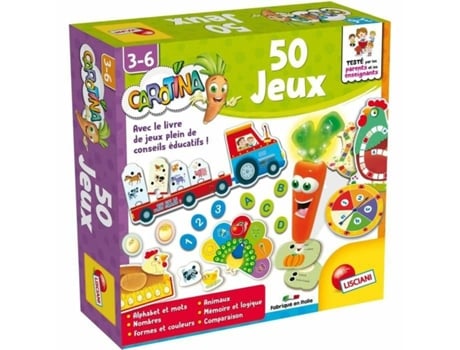 Juego Educativo LISCIANI GIOCHI 50 Jeux (FR)