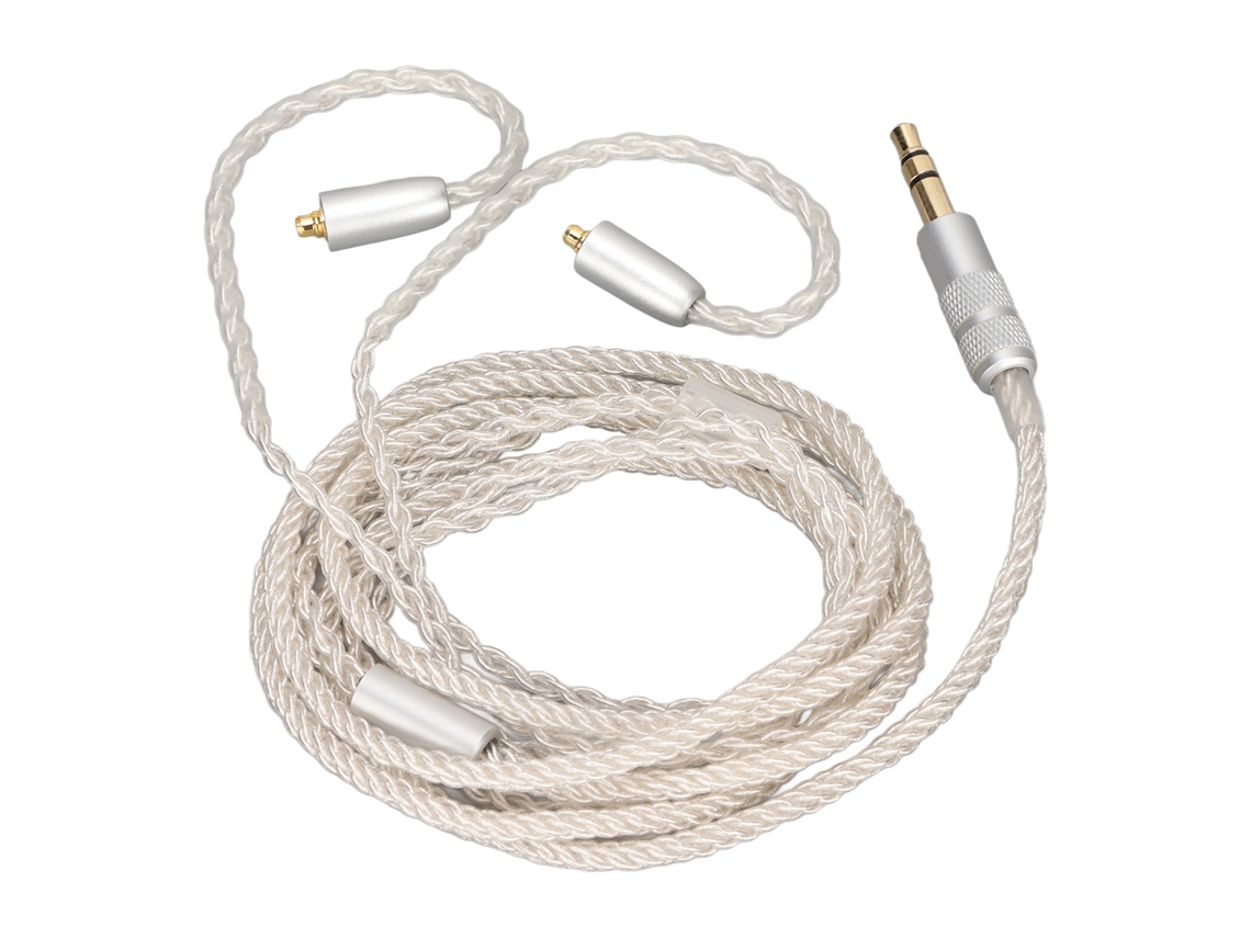 Cable Para Auriculares Mmcx De 8 Hebras, Cobre Plateado, Cable De Actualización Para Auriculares Se215, Se315, Se425,