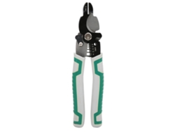 Alicates Pelacables Multifuncionales Para Electricistas Con Orificio De Precisión Awg16-8, Acero Cr-v, Mango Antigoteo Y Cierre Seguro.