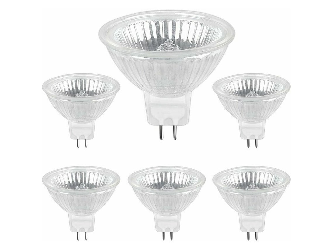 Bombilla Halógena Gu5.3 De 35 W Y 12 V, Bombilla Halógena Mr16, Paquete De 6
