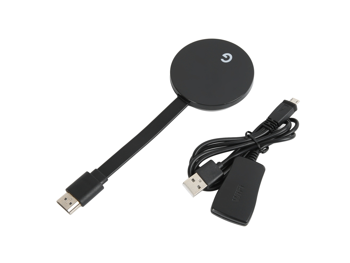 Adaptador De Pantalla Inalámbrico Con Duplicación De Pantalla Hd 1080p Y Receptor Wifi De 2.4g Para Tv, Proyector Y