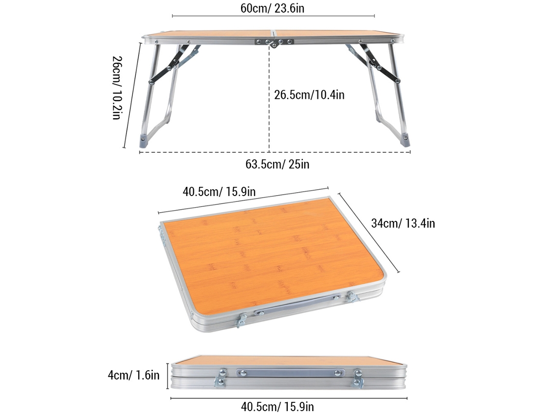 Mesa Plegable Portátil Para Camping Y Picnic. Mesa Plegable Pequeña Para Exteriores Playa.