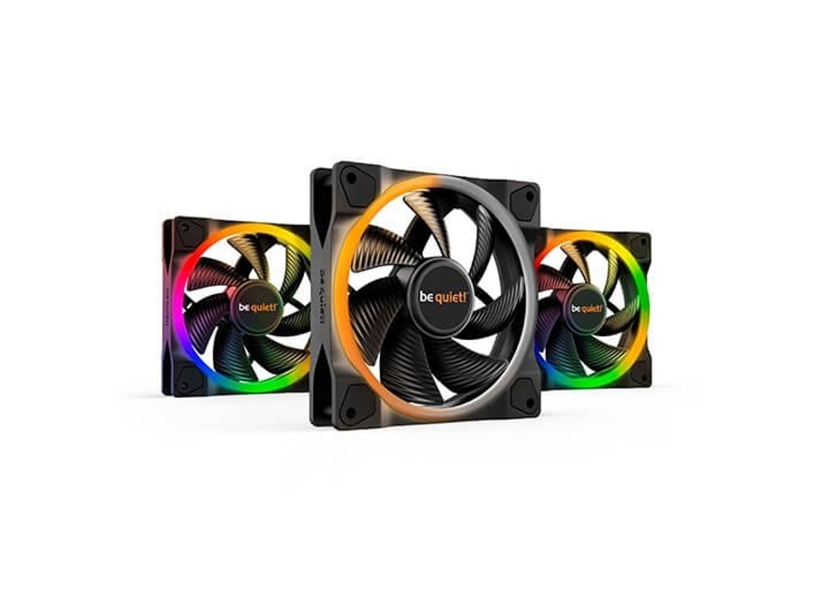 Ventilador 140X140 Be Quiet Light Wing Pack 3Ud 1500Rpm Pwm Argb Be Quiet!