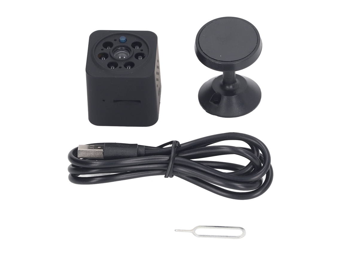 Minicámara de seguridad inalámbrica Wifi para bebés y el hogar, monitor de seguridad inalámbrico para interiores.