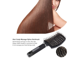 Peine De Masaje Capilar Nylon Para Mujeres, Peine Desenredante Para Cabello Rizado Húmedo, Herramienta De Peluquería Y Estilo Para Salón Y Hogar