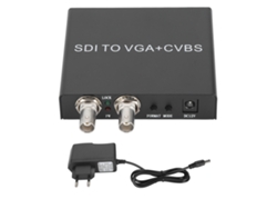 Convertidor SDI a VGA CVBS con salida de bucle y compatibilidad con 1080p
