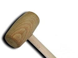 Maza Madera Ebanista Redonda 750 Grs Ebertools