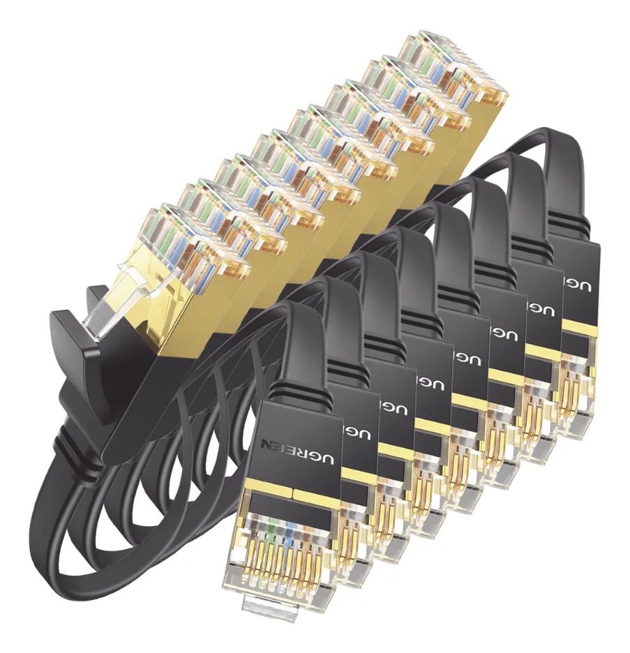 8 Cablse De Red U/ftp Ugreen Cat 7 Ethernet De 10 Gbps, 2 M