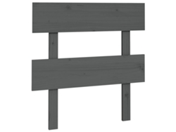 Maison Exclusive - Cabecero De Cama Madera Maciza De Pino Gris 93,5x3x81 Cm