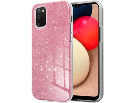 Funda Samsung A025 Galaxy A02s COOL Glitter Rosa