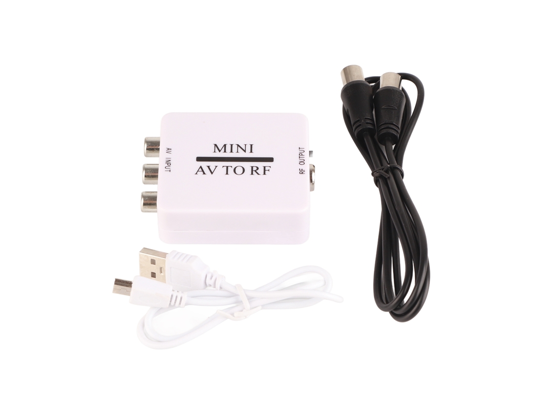 Convertidor de AV a RF Conmutador de señal de TV RF 67,25 MHz 61,25 MHz AV a RF