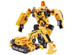 Robot Transformable De Juguete, Coche De Aleación, Juguete De Ingeniería Portátil, Regalo Para Niños