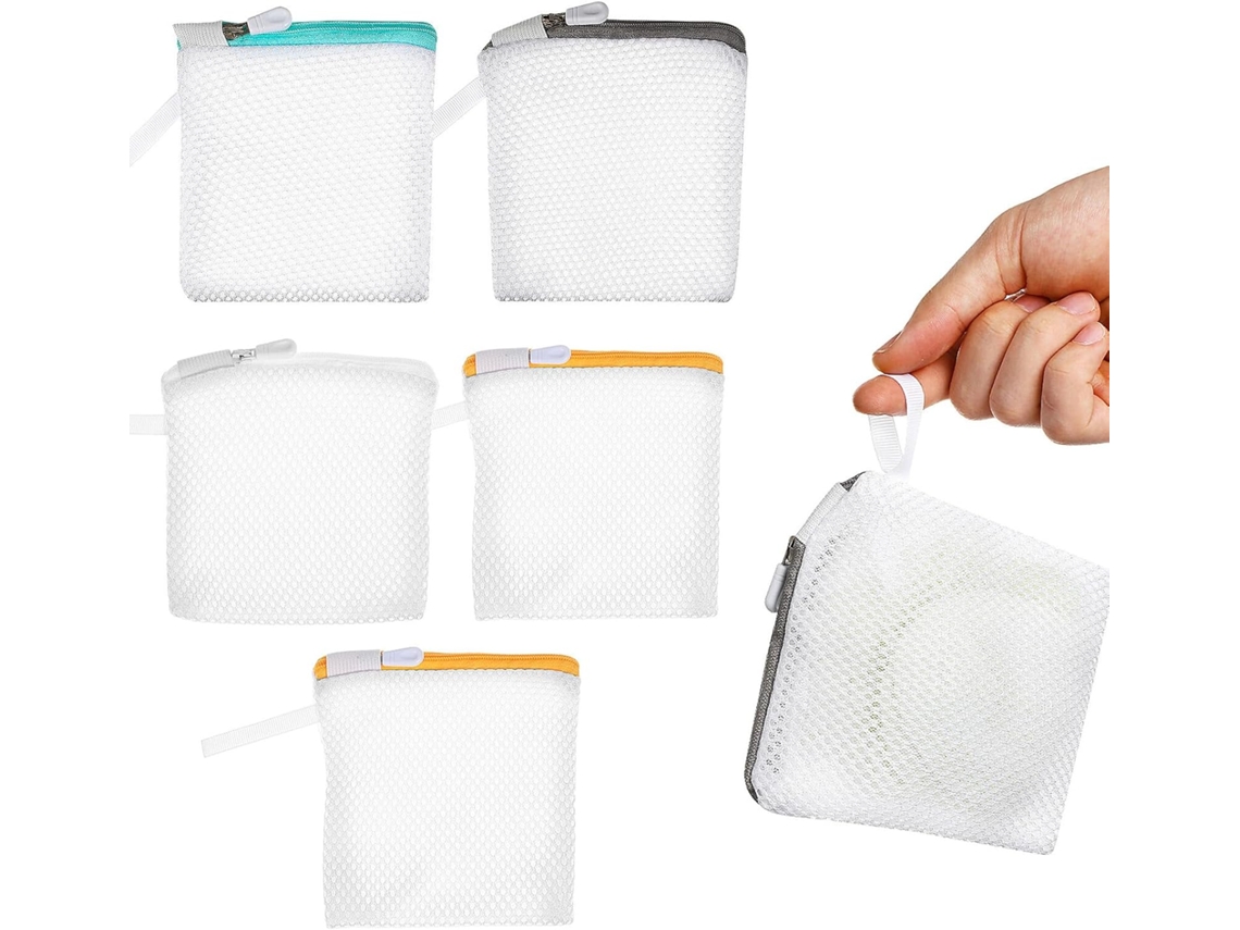 Slowmoose - Juego de 6 bolsas de malla para ropa delicada, colores surtidos.