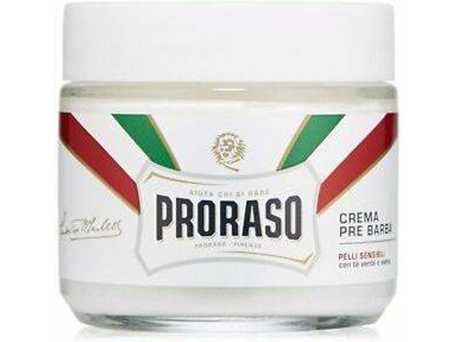 Crema Prebarba y After Shave PRORASO Té Verde y Avena (100 ml)