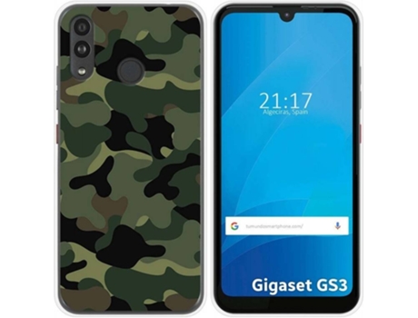 Carcasa Gigaset GS3 TUMUNDOSMARTPHONE Camuflaje Multicolor