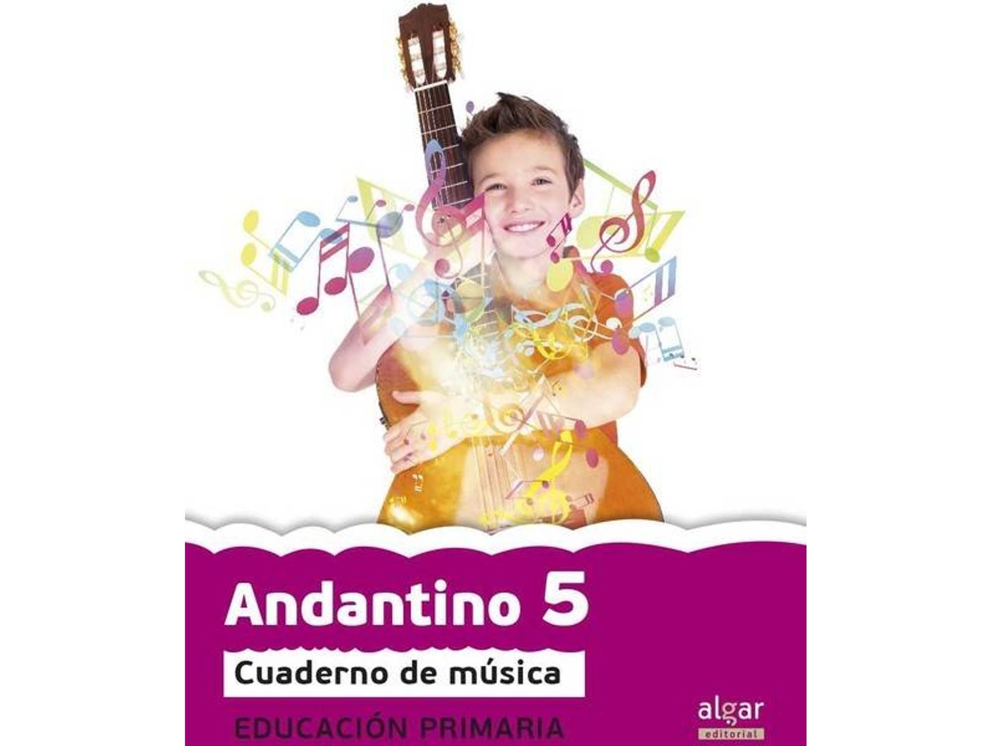 Libro Cuad. Andantino 5º.Primaria.(Proyecto Faro) de Juan Antonio Muñoz Sanchez (Español)
