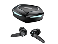 Fone De Ouvido Sem Fio Gaming Bluetooth 5.4 Earbuds Com Som Estéreo 360° E Baixa Latência Preto