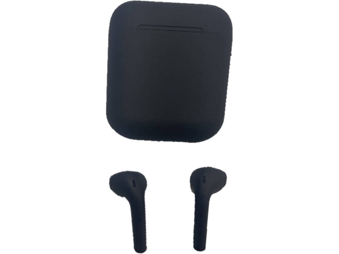 Auriculares Bluetooth True Wireless GETEK inpods12 (In Ear - Micrófono - Negro)