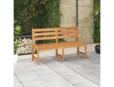 Banco de jardín VIDAXL Marrón Teca (150x59x90 cm )