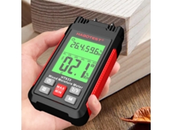 Medidor Digital De Humedad Para Madera Habotest Ht633 Con Pantalla Lcd Retroiluminada Para Madera Y Materiales De Construcción.