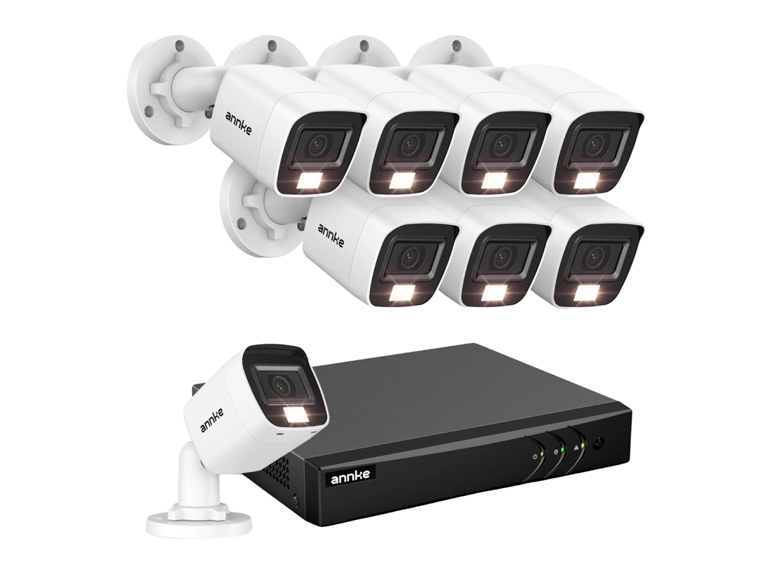 Sistema de cámaras CCTV, 8 cámaras, videovigilancia 1080p, 8 piezas, 1 tonelada OEM