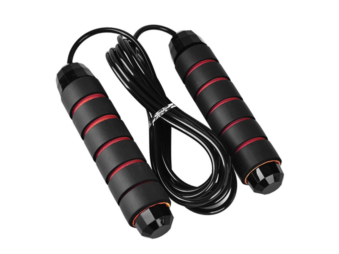 Cuerda de saltar de acero ajustable para fitness y deportes, 9.8 pies