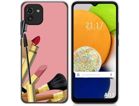 Carcasa para Samsung Galaxy A03 TUMUNDOSMARTPHONE Dibujos Brochas Multicolor