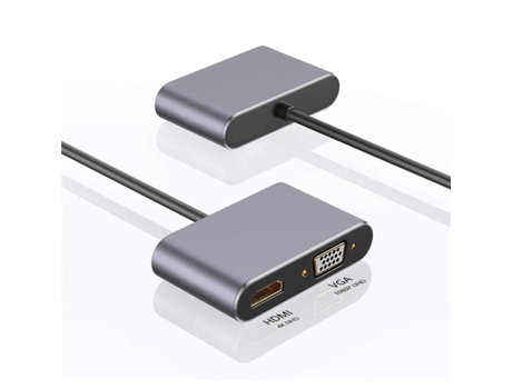 Adaptador VGA de acoplamiento HDMI [2 en 1] Tipo C