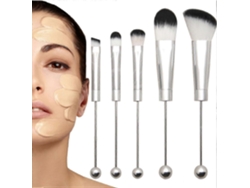 Kit de 5 brochas de maquillaje con cuentas para crear tus propias sombras de ojos. Rosewell