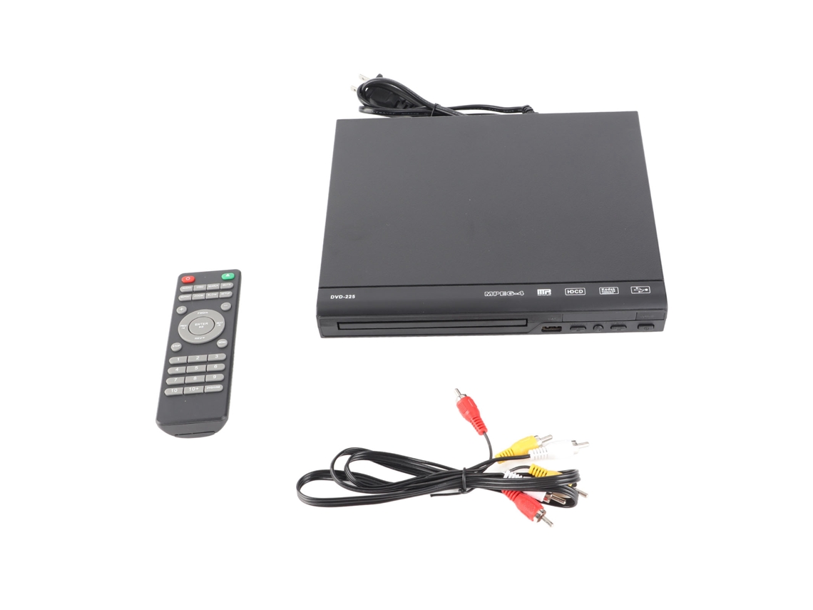 Reproductor De Dvd Doméstico, Equipo De Audio Y Video, Interfaz Usb, Color Negro, 100-240 V.