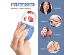 Rodillo de hielo para rostro y piel, herramienta de belleza rejuvenecedora para hinchazón, inflamación y circulación sanguínea, fácil de usar y adecuado para Yizhood