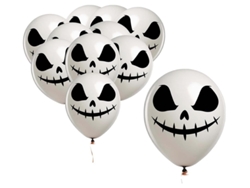 Pack de 10 Globos Fantasma de 30 cm