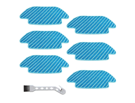 6 peças pano de limpeza para cecotec conga 4090 5090 robô aspirador de pó