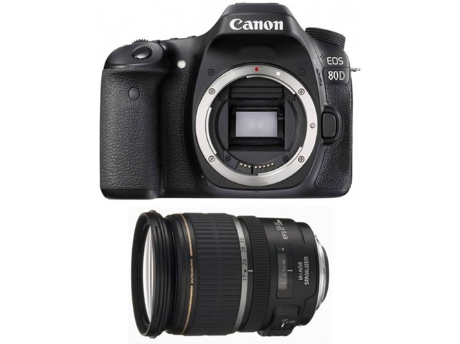 Kit Cámara Réflex CANON EOS 80D + 17-55 IS USM
