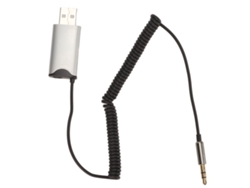 Adaptador Bluetooth Aux Usb 2.0 A 3,5 Mm Con Micrófono Integrado Y Receptor Bluetooth 5.3 Para Coche, Hogar Y Ordenador.