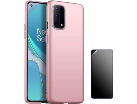 Funda + Protector de Pantalla Oppo A74 Turtleshell Rosa