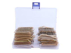 Kit De Resistencias De Película De Carbono 1/4w 122 Valores 0.33ω-4.7mω 5% 1220 Piezas